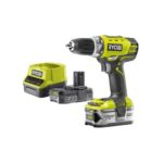 SET Ryobi Aku bušilica RCD18-242S sa dve baterije i punjačem